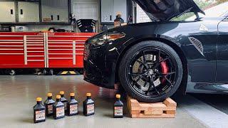 Alfa Romeo Giulia QV Complete Oil Service DIY  Auto Fanatic