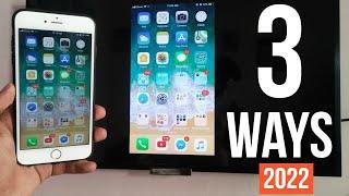 3 Ways to Screen Mirror iPhone to Any TV  No Apple TV Required 2022