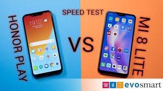 SPEEDTEST ANTUTU XIAOMI Mi 8 LITE VS HONOR PLAY