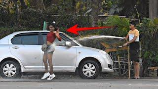 Car Washing Prank on Girl Sumit Cool Dubey #CarWashing #Prank