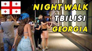 Iranians NIGHT WALK in TBILISI GEORGIA Summer 2023 #walking