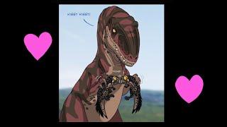 Dinosaur Comic Dub  Love at First Bite The Isle Comic Dub  Jurassic World Comic Dub