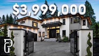 Inside a $3999000 Modern House in South Surrey British Columbia  Propertygrams Mansion Tour