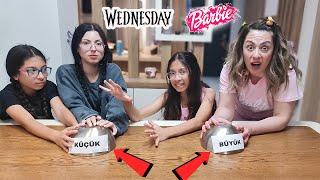 OKULDA MEYDAN OKUMA  WEDNESDAY İLE BARBIE KARŞI KAŞIYA  EYLÜL LAL