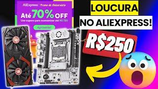 LOUCURA NO ALIEXPRESS SSD NVME GEN4 1TB POR R$280 E PLACA X99 BRANCA POR R$250