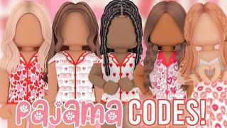 Aesthetic VALENTINES PAJAMAS *WITH CODES + LINKS*  ROBLOX BERRY AVENUE BLOXBURG BROOKHAVEN