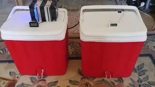 peltier soğutucu ile araç buzdolabı yapmak +2 °C diy cooler Fridge