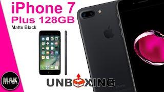 NEW iPhone 7 Plus 128 GB Matte Black Unboxing video 2021