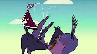 cartoon pterodactyl pirate tickled