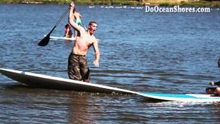 Paddle Boarding in Ocean Shores