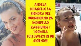 ANGELA CHIANELLO LA SIGNORA DEL BUONGIORNO DA MONDELLO RAGGIUNGE I 100MILA FOLLOWERS IN UN GIORNO