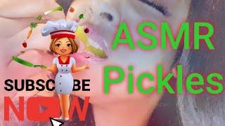 ASMR Eating pickles No talking MUST WATCH