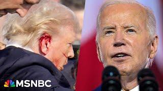WATCH Biden delivers remarks after shots fired at Trump rally