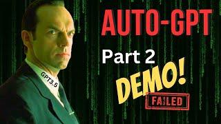 AutoGPT - How to Install and Setup plus demo of it running