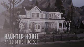 Haunted House  The sims 4 speed build  NO CC