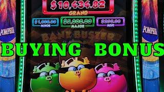 Buying Bonuses On Bunk Buster Slot Machine