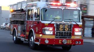 Philadelphia Fire Department Ladder 16 Engine 25 Engine 28 & Medic 46 Responding