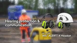 3M™ PELTOR™ WS™ ALERT™ X Headset with Bluetooth® - application land clearing