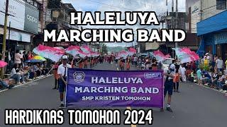 HARDIKNAS TOMOHON 2024 Marching Band HALELUYA SMP KRISTEN TOMOHON