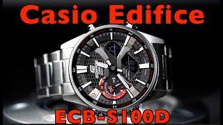 Casio Edifice ECBS100D Review and Walkthrough including Edifice Connect tutorial