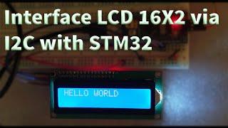 LCD via I2C in STM32  CUBEIDE  PCF8574