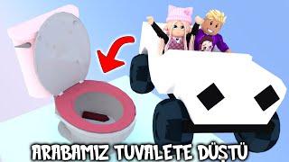 Arabamız Tuvalete Düştü  Roblox Jeep Ride into Toilet