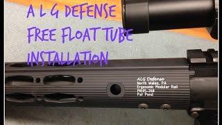 ALG Defense EMR rail installation and review.  Step by step