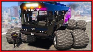 GTA 5 RP - I BUILT MEGA BUS & THE COPS HATED IT