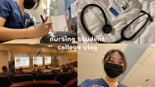 uni vlog 🩺  day in the life of a nursing student at upenn feeling imposter syndrome college