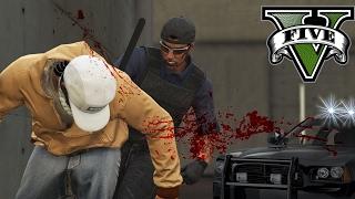 GTA 5 ONLINE COPS IN THE HOOD Ep 3  BLOODS VS CRIPS HQ SKIT 2017