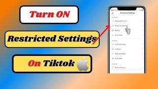 How to Turn on Setting Restricted by TikTok to Protect your PrivacySetting Restricted By TikTok