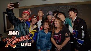 BTS Surprises Super Fans & Their Moms on Kimmel