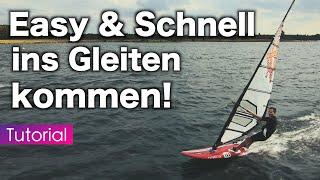 Windsurfen Lernen Angleiten und Gleiten Tutorial 