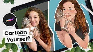 How To Cartoon Yourself in Procreate • Step-by-step Tutorial Pro Tips & Tricks