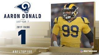 #1 Aaron Donald DT Rams  Top 100 Players of 2019  NFL