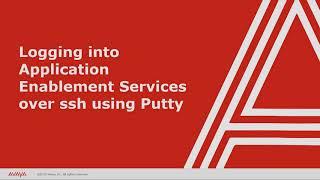 How to login to Avaya Aura® Application Enablement Services