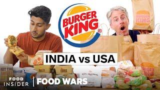 US vs India Burger King  Food Wars  Food Insider