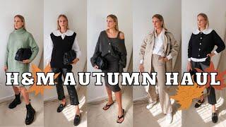 H&M AUTUMN HAUL 2020 And Try On  Knitwear Neutrals and Statement Collars  Charlotte Buttrick