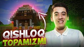 MINECRAFTQISHLOQ TOPAMIZMI?UZBEKCHA LETSPLAY