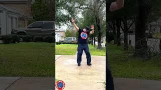 Texas Sidewalk Tornado  HOUSTON TORNADO GOT ME  Texas Sidewalk Recipes #shorts