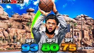 BEST JUMPSHOTS for EVERY THREE POINT RATING + HEIGHT in NBA 2K23 BEST SHOOTING BADGES TIPS & MORE