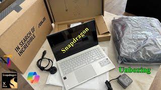 Unboxing ASUS Vivobook S 15 Snapdragon S5507QA  Snapdragon X Plus X1P  16GB RAM 1TB NVMe SSD