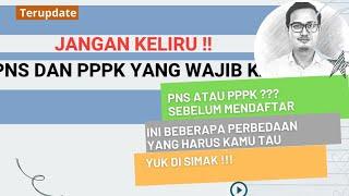 JANGAN KELIRU INI PERBEDAAN PNS DAN PPPK 2024