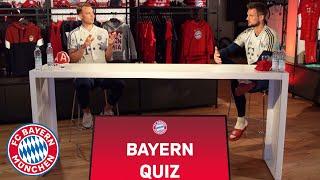 Das große FC Bayern Quiz mit Manuel Neuer und Sven Ulreich