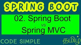 02. Spring vs Spring boot   Spring Boot Beginners tutorial  Code Simple