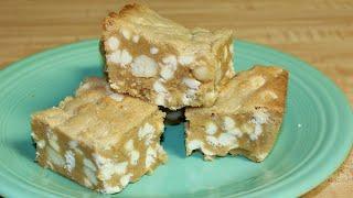 White Chocolate Macadamia Nut Blondies