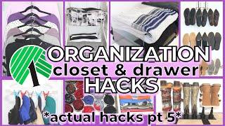 *NEW* Dollar Tree CLOSET Organization Hacks