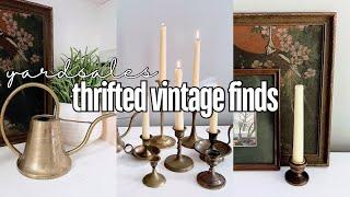 Thrift With Me Thrifted Vintage Decor Finds At Yard Sales