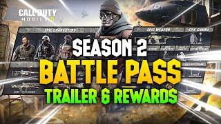 SEASON 2 BATTLE PASS TRAILER & ALL REWARDS CALL OF DUTY MOBILE  COD MOBILE SEASON 2 BATTLE PASS