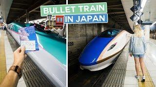 First Time Experiencing a Bullet Train  Japan Vlog